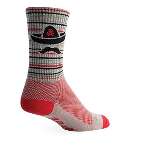SockGuy, Bad Hombre, Crew Sock, Sporty and Stylish, 6 Inches ...