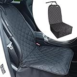YAKEFLY Dog Car Seat Cover, Waterproof Dog Seat Cover,Car Accessories Pet Car Seat Protector,Nonslip Scratch-Proof Car Seat Covers for Dogs,Full Protection Dog Seat Cover for Car Truck,SUV(Front Seat)