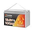 TechCella 12V 100Ah LiFePO4 Battery Bluetooth, 100A BMS, Group 31, Low Temp Cut Off, Deep Cycle, 12V 100Ah Lithium Battery for Trolling Motor, Boat, RV, Solar, Camping, Off Grid