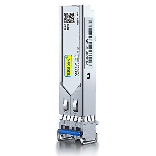 Image of 1.25G SFP Transceiver 1000Base-LX, 1310nm SMF, up to 10 km, for Cisco GLC-LH-SMD, Meraki MA-SFP-1GB-LX10, Ubiquiti UniFi, Fortinet, Mikrotik, D-Link, Netgear and More, Pack of 2