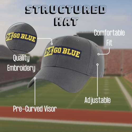 Gorra ajustable Michigan University charcoal MVP miniatura 4