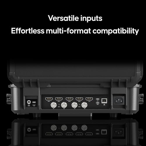 Image of Osee GoStream Duet Kit All in One Pro Live Streaming Multi-Camera Video Mixer Switcher Recorder Player Kit 4 HDMI&SDI in USB-C I /O with 14 Inch Monitor Built-in DC-to-Type C Cable NDI(Free Activated)