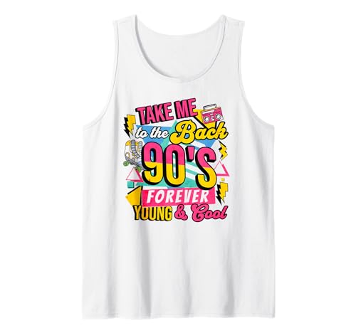 Takes Me Back to the 90s Retro Vintage Halloween Costume années 90 Débardeur