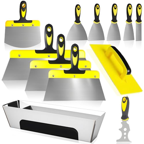 YUJUVI Spachtel Set Flächenspachtel 12-teiliges...