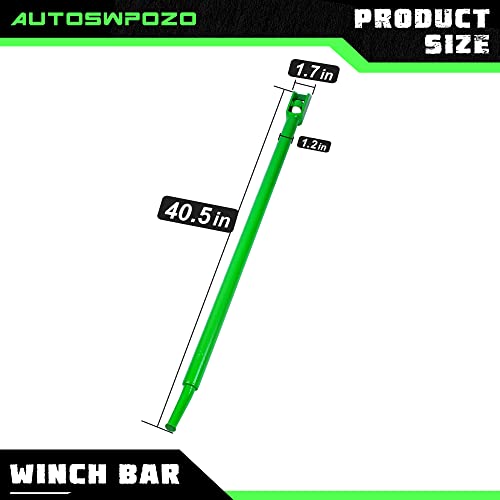 Autoswpozo QB-GREEN-1P Winch Bar, Combination Winch Bars thumb #1