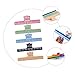 WHAMVOX 5Pcs Piano Score Clips Durable Musical Score Holders for Easy Page Turning Smooth Edges Convenient Music Reading Supplies