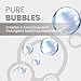 Luxury Unscented Foaming Bath - Natural Fragrance-Free Bubble Bath with Aloe Vera and Epsom Salt - Pure Bubbles Scent (Unscented), 33.8 fl oz / 1L