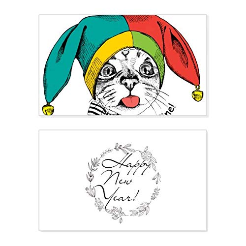 Tarjeta de año nuevo Foolscap I'm Fine Cat: la solución a las felicitaciones sosas