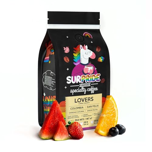 Surpride Colombian Arabica Whole Bean Coffee - 454g