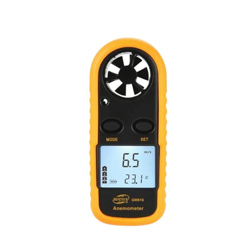GM816 Anemometer Portable Wind Speed Gauge Meter Anemometro Windmeter 30m/S LCD Digital Hand-Held Measure Tool Mini New 2026 High for Reliable Electronic Component, Precision, Stable Performance