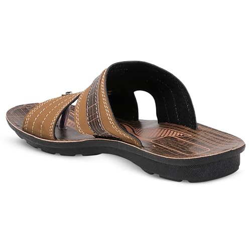 Image of TieFit Men's Stylish Slipper || Casual Flip Flop || Slip On for Men's||Thong Flip-Flops|UK 7-10