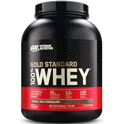 ON Optimum Nutrition 100% Whey Gold Standard Double Chocolate Flavored, 2.26kg, 73 Services