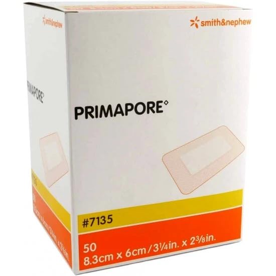 Image of NON -WOVEN ADHESIVE WOUND DRESSING WITH ABDOSRBENT PAD, SIZE - 8.3CM X 6CM - 10PCS