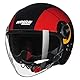 NOLAN HELMET N21 VISOR 06 BICROMO 350 M, Black/Red/Orange