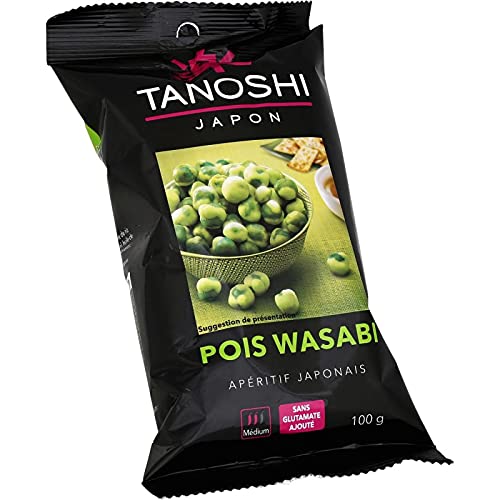 TANOSHI - Pois Wasabi 100G - Lot De 4