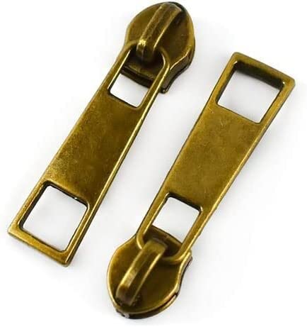 suwaki, 5 szt. 79# wymiennych suwaków do zamków błyskawicznych, zestawy do natychmiastowej naprawy(Bronze No5)