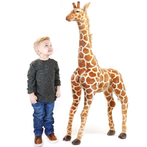 Image of TigerHart Jani The Savannah Giraffe - 52 Inch Giant Stuffed Animal Jumbo Plush