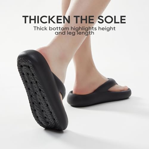 utune Flip Flops for Women Summer Sandals Soft Anti Slip Shower Slippers with Arch Support EVA Lightweight Beach Essentials Men House Slippers2