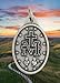 Wonderful Silver-tone and Blue Miraculous Medal with Card | Handcrafted by Italian Craftsman | Attach this beautiful pendant to a chain | Beautiful Christian Charm