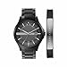 Produktbild Armani Exchange Herrenuhr, DreizeigerDatumswerk, 46mm Schwarzes Edelstahlgehäuse mit Edelstahlarmband, AX7101