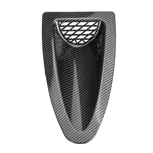 Compatible with Vauxhall Opel Astra H J Corsa C D Insignia Meriva Engine Hood Vent Louvers Air Scoop Bonnet Vent Air Intake Cover(1PCS Carbon Look)