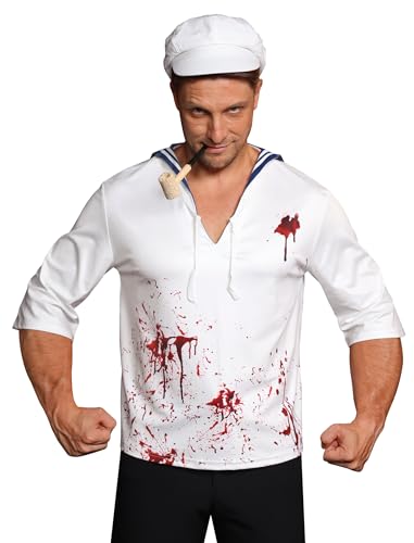 Arvilhill Men's Slayer Costume Halloween Horror Cosplay XXL