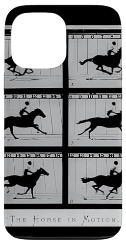 エドワード・マイブリッジの「ザ・ホース・イン・モーション」 スマホケース iPhone 13 Pro Max 用