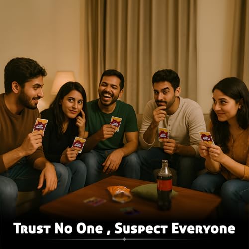 Image of Filmy Mafia - Bollywood Themed Social Deduction Party Game | Fun Board Game for Families, Friends & Adults | 6-40 Players