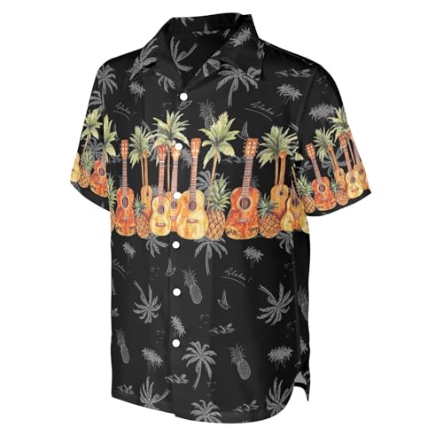 HUGLAZY Christmas Vacation Outfit Funny Hawaiian Shirt for Men Short Sleeve Button Down Shirts Party Outfits