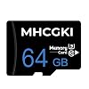 Tarjeta de memoria micro de 64 GB de alta velocidad clase 10 TF tarjeta de memoria con adaptador para Dash Cam, cámara, teléfono inteligente, tableta