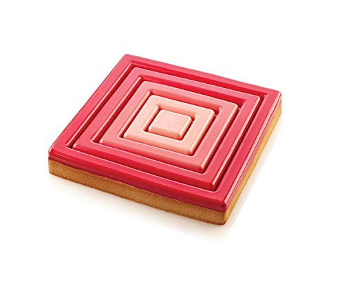silikomart Tart Ring Square 200 x 200 mm, Black - Image 2