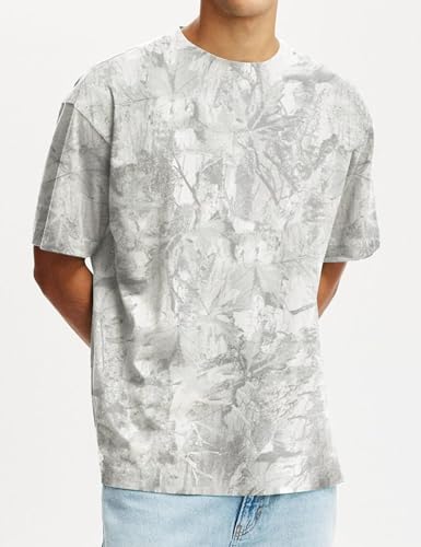 Y2k Camo Shirt for Men Oversized Camouflage Hunting Short Sleeve Crew Neck T-Shirts 2025 Summer Casual Graphic Tees3