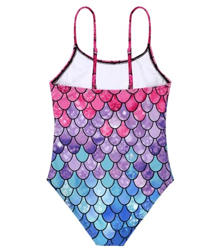 Image of Zando Girls Bathing Suit Size 2-10 Years - Cute Toddler Swimsuit Girl Adjustable One Piece Swimwear for Summer Beach Wear
