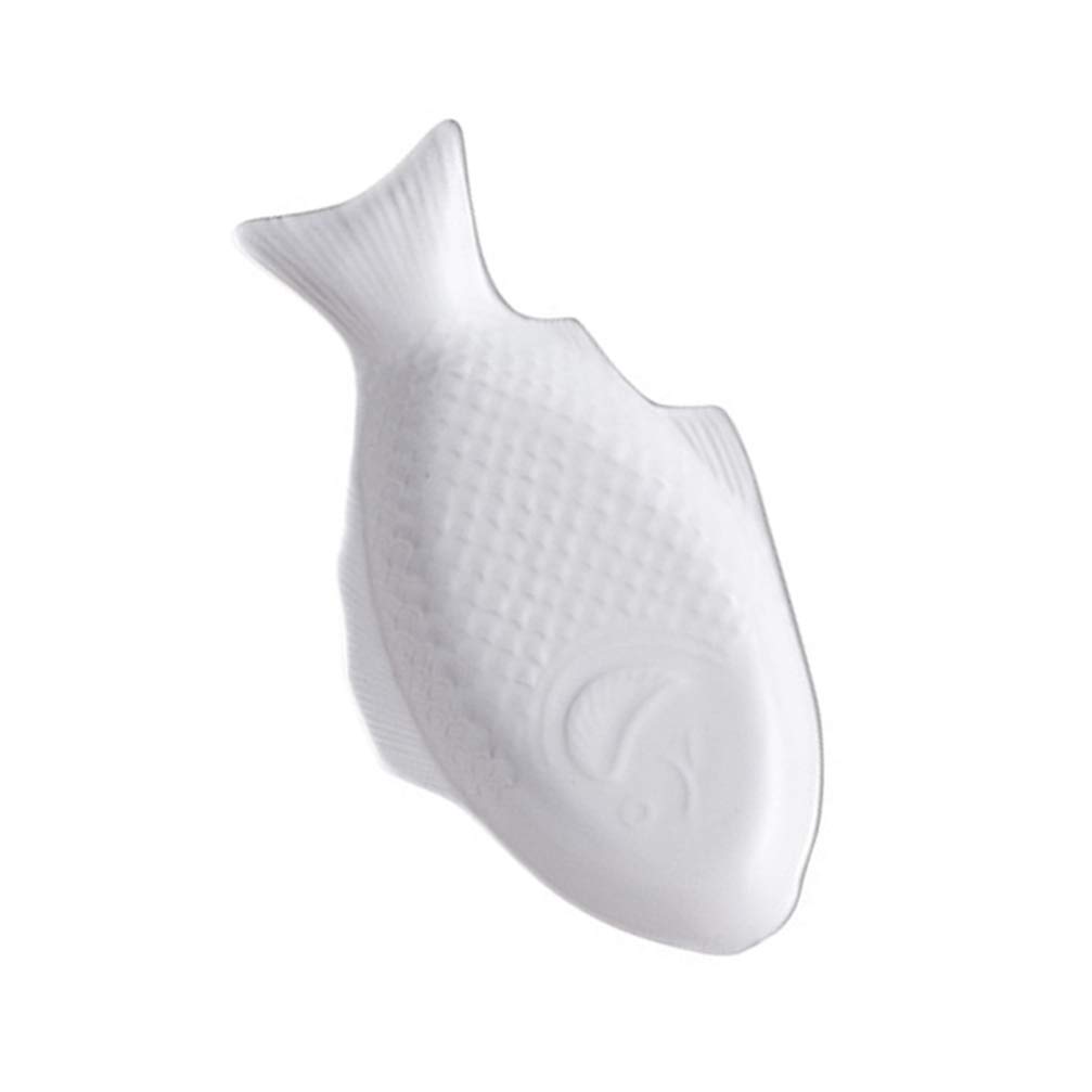 Plato for servir pescado de 11 pulgadas Plato con forma de pescado Plato de pescado Bandeja de comida de cerámica Platos de cena Bandejas for servir de porcelana for aperitivos de carne Postr