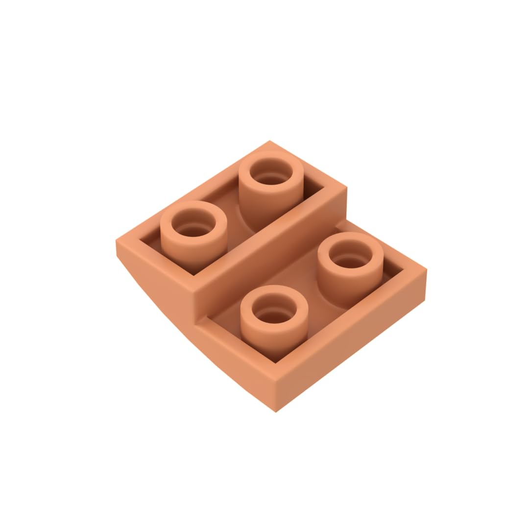 XYEIUGO 32803 Arched Brick Slope Curved 2x2 Inverted, flesh color, 50 PCS — image 1