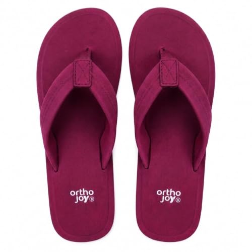 Image of ORTHO JOY Men Doctor Ortho slippers | Extra Soft comfortable and stylish flip flop slippers for Men in exciting colors |Lightweight | Anti Skid | Daily Use Chappal