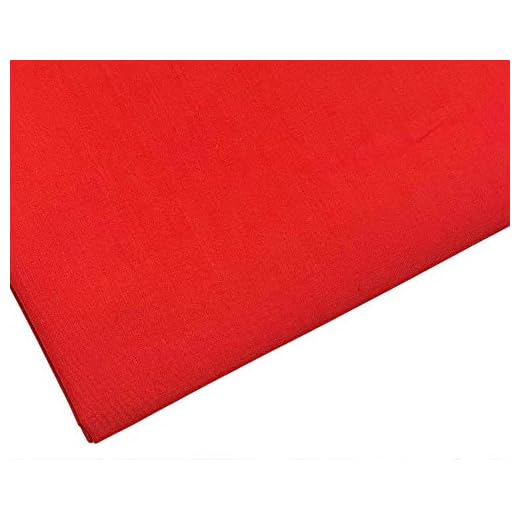 Tissu en Polycoton Rouge Uni Les Tissus – 112 cm de Large – 40+ Couleurs – au Mètre
