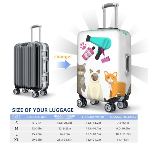 Pet Care Grooming Travel Luggage Covers - Elasticity Suitcase Covers Protector for Luggage 18-32 Inch2