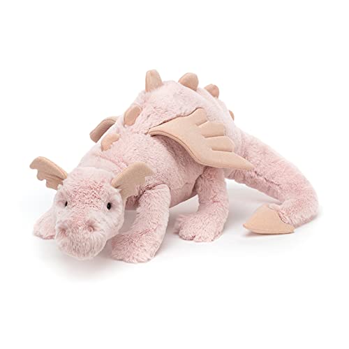Jellycat Rose Dragon Stuffed Animal, Huge 26 inches - Mythical Plush Toy - Classic Children's Gift - Image 5