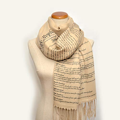 Universal Zone US Constitution and Bill of Rights Scarf Shawl.4