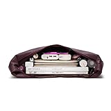 Ashioup Hobo Taschen für Damen, weiches PU-Leder, lockere Schultertasche, Geldbörse mit Reißverschluss, Dunkelroter Kaffee, Einheitsgröße