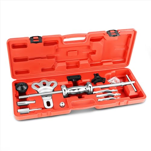 Image of DNA MOTORING 8-Way Slide Hammer Dent Puller Set Auto Body Repair Tool Kit For Most Front-wheel Drive Hubs Rear Axle Shafts, with Carrying Case, TOOLS-00294