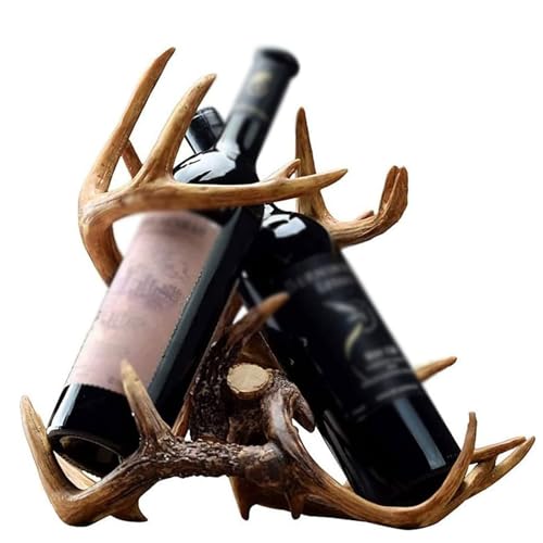 Soporte para botellas de vino con diseño creativo de cuernos miniatura 1
