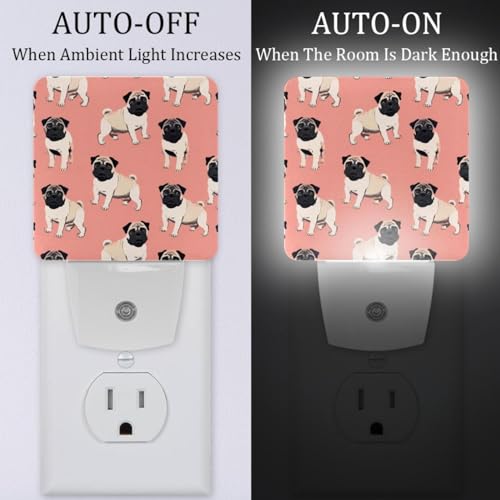 Lámparas de noche LED con sensor 2 unidades miniatura 2