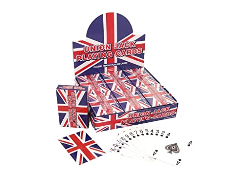 Preisvergleich Produktbild CARDS PLAYING UNION JACK PLASTIC COATED