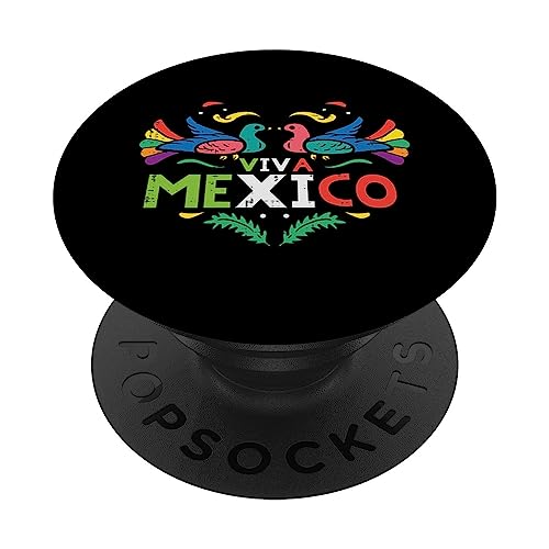 Viva México Otomi Bird Independencia Mexicana Niñas Niños Mujeres PopSockets PopGrip Intercambiable Viva México Otomi Bird Independencia Mexicana Niñas Niños Mujeres PopSockets PopGrip Intercambiable