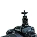 Cam Caddie® 360° Metal / Steel Mini Ball Head with Lock and Hot Shoe Adapter - Most Versatile Ball Head available with All 3 Mounting Options: Flash Shoe, ¼” – 20 Threaded Post + ¼” -20 Socket