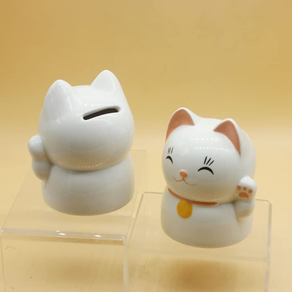 Amazon.co.jp: WAIT FLY かわいい動物貯金箱 セラミックコインバンク 子供用貯金箱 ホームデコレーション-ルーシーキャット :  おもちゃ