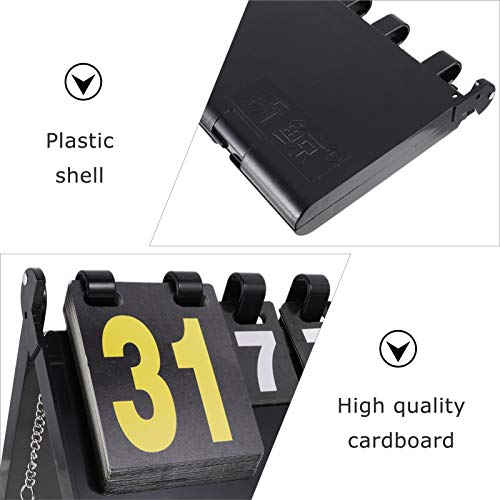 FAVOMOTO Tabela de Pontuação Flip Indoor Outdoor Placar para Basquete Futebol Beisebol Vôlei Tênis T
