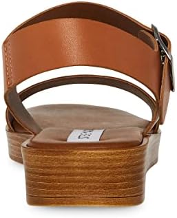 Steve Madden Women's Keenan Sandal, Tan Leather, 9 | Image 4